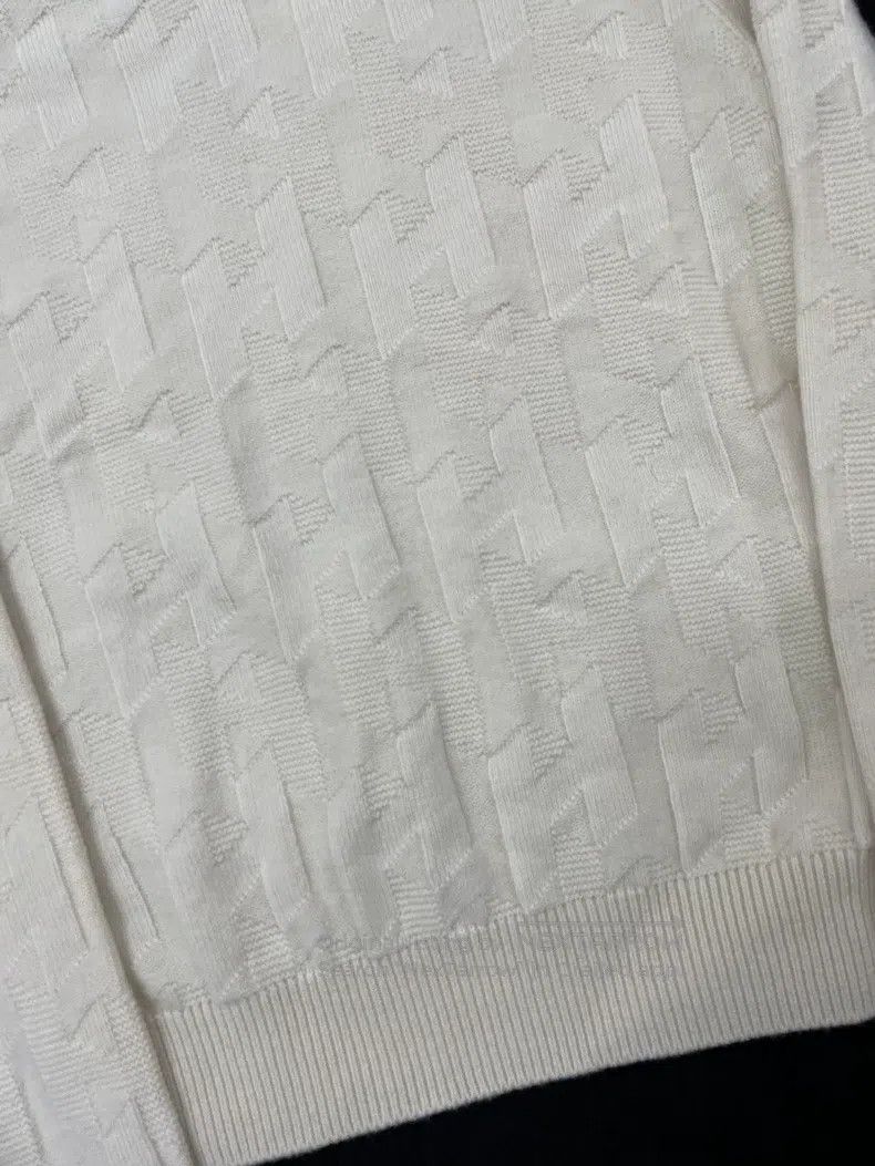 Hermes Hermes White H logo full-print long-sleeve sweater Size XS / US 0-2 / IT 36-38 - 2 Thumbnail