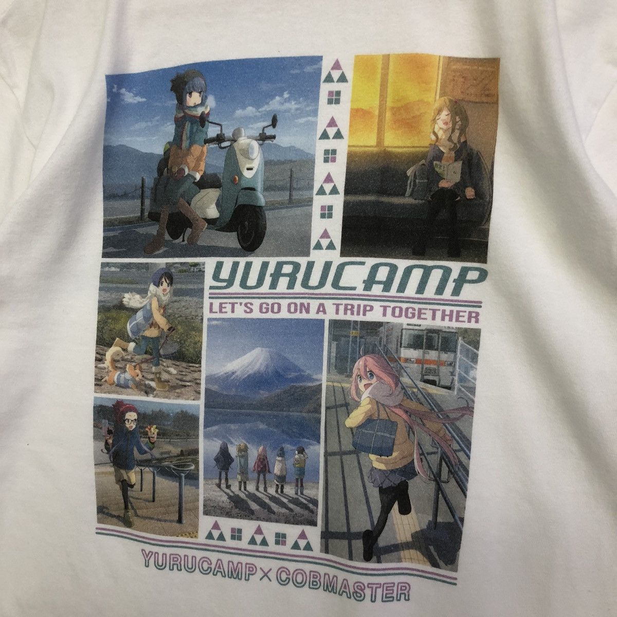 Anime Cobmaster X Yuru Camp Anime Character Backhitt Tee Size US M / EU 48-50 / 2 - 4 Thumbnail