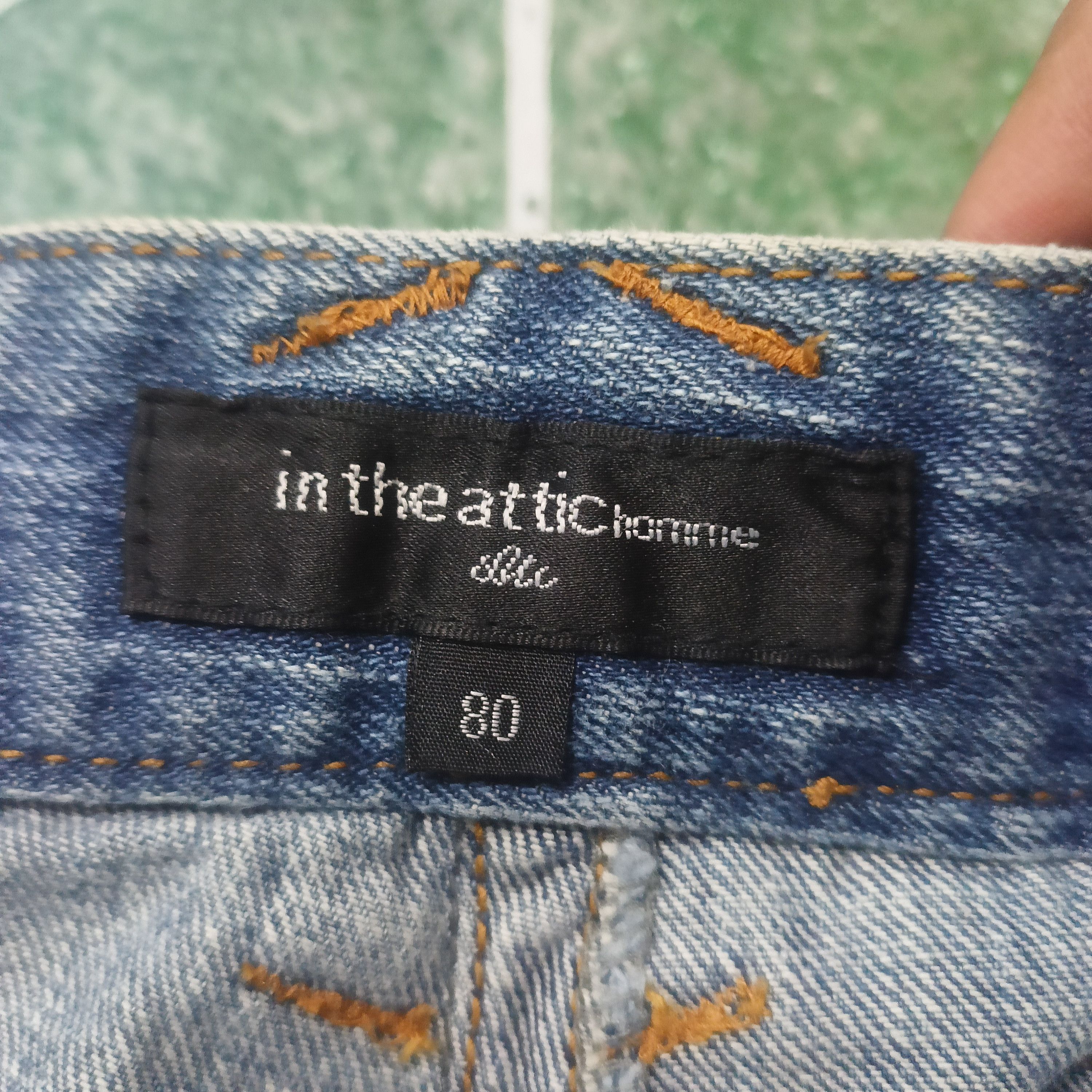 In The Attic 90s In the attic jeans rare patches code No 8370 A Size US 31 - 4 Thumbnail