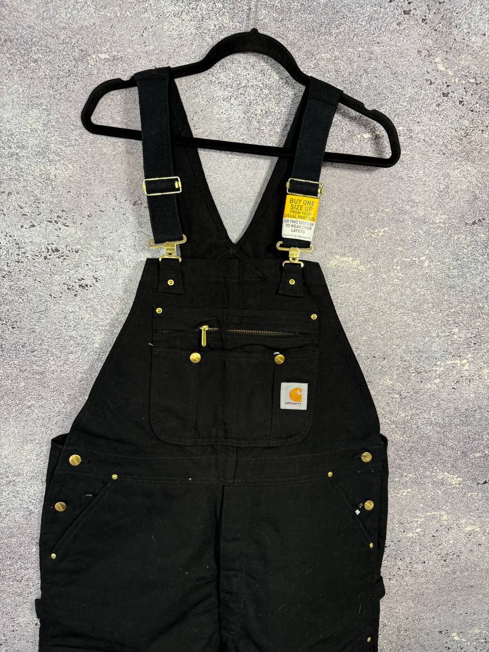 Carhartt NWT CARHARTT Double Knee Overall Black Fit 42x30 Size US 42 / EU 58 - 4 Thumbnail