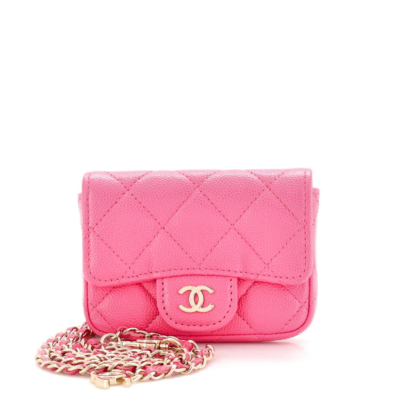 Chanel Classic Flap Chain Belt Bag Quilted Caviar Mini Grailed