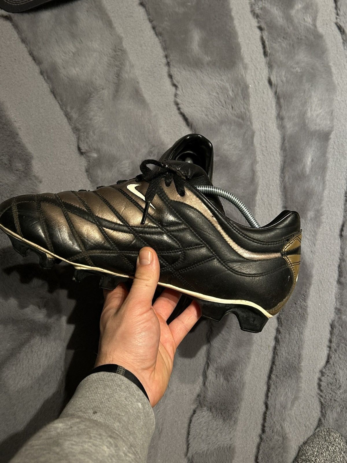 Nike Vintage Nike Total 90 Zoom Air FG Bronze Football Soccer Size US 9.5 / EU 42-43 - 3 Thumbnail