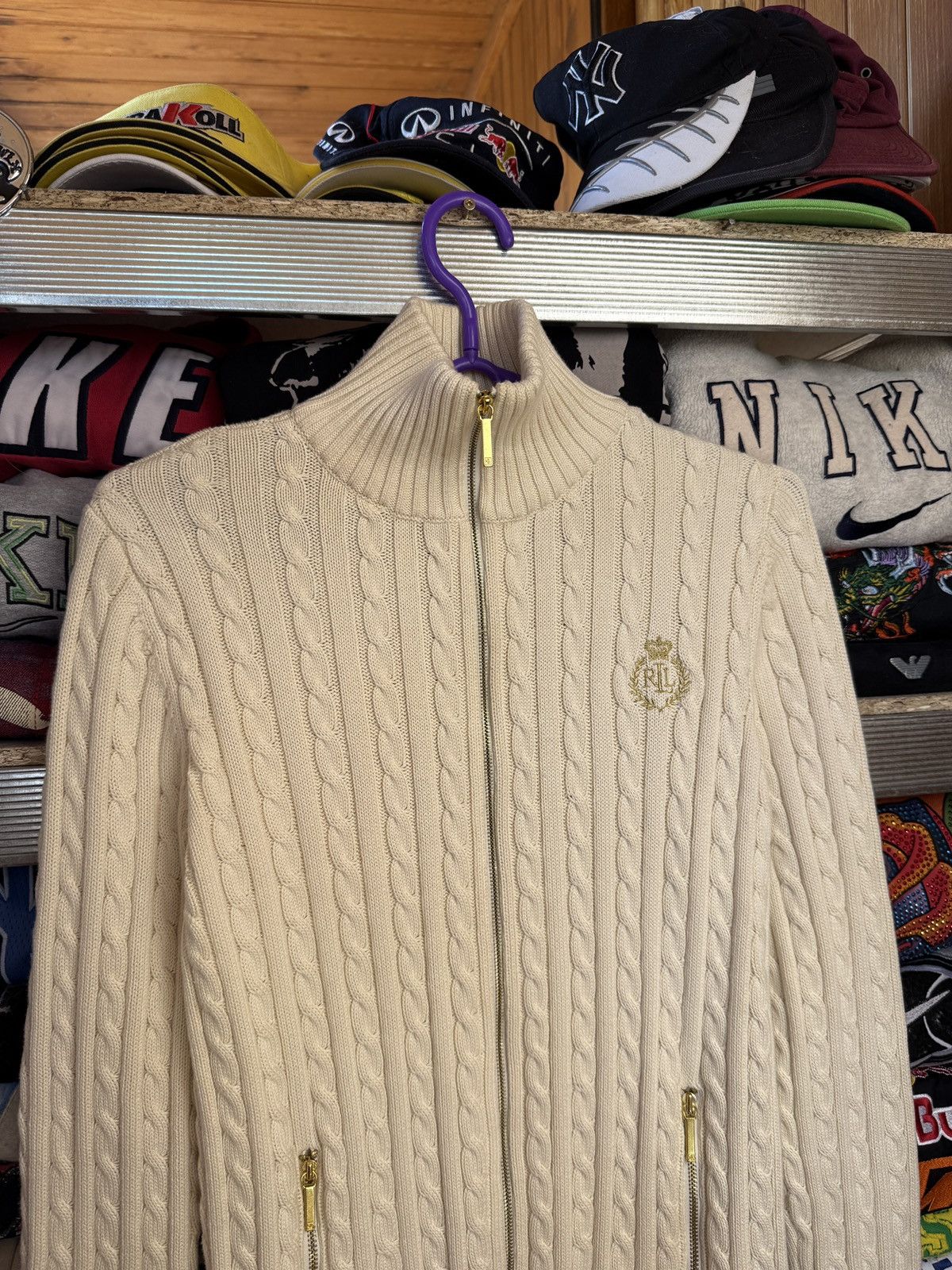 Polo Ralph Lauren Vintage Knit Polo Ralph Lauren Sweatshirt Oldmoney Size US M / EU 48-50 / 2 - 3 Thumbnail