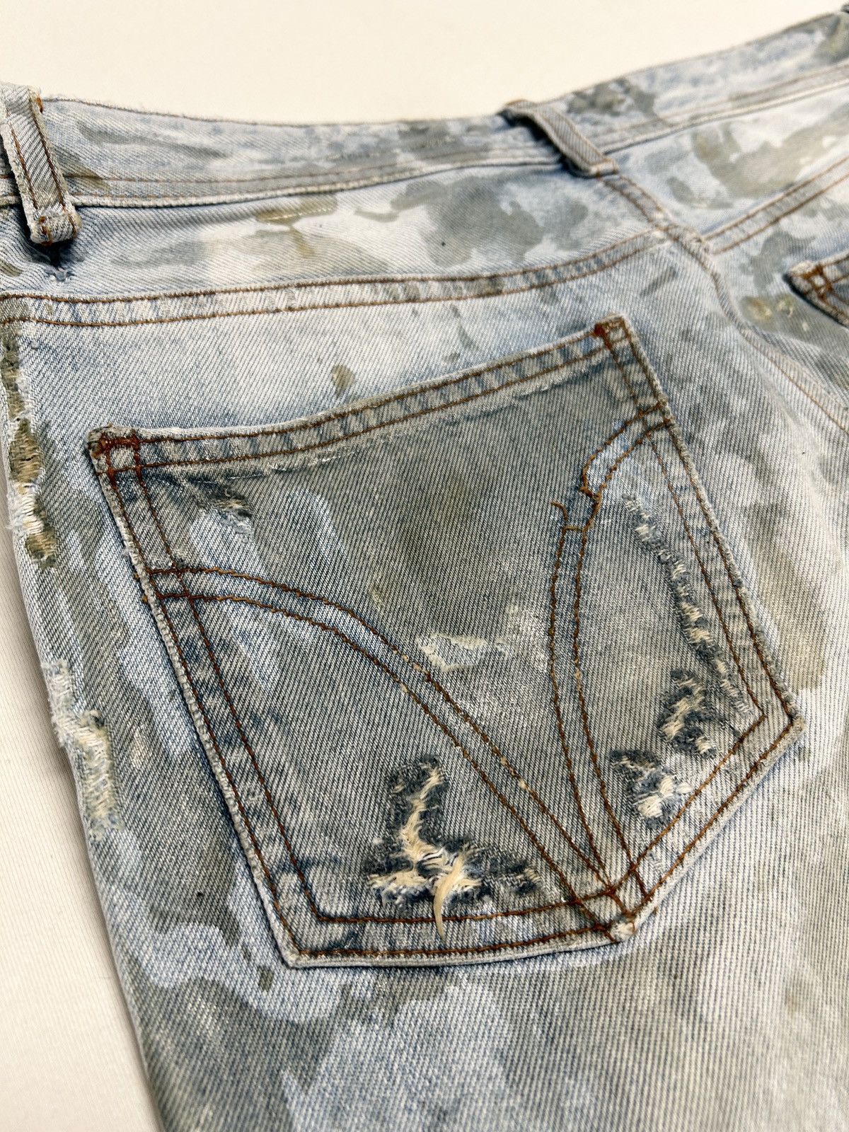 Dolce & Gabbana 2000s Audacious Waxed Denim Jeans Size US 28 / EU 44 - 8 Thumbnail