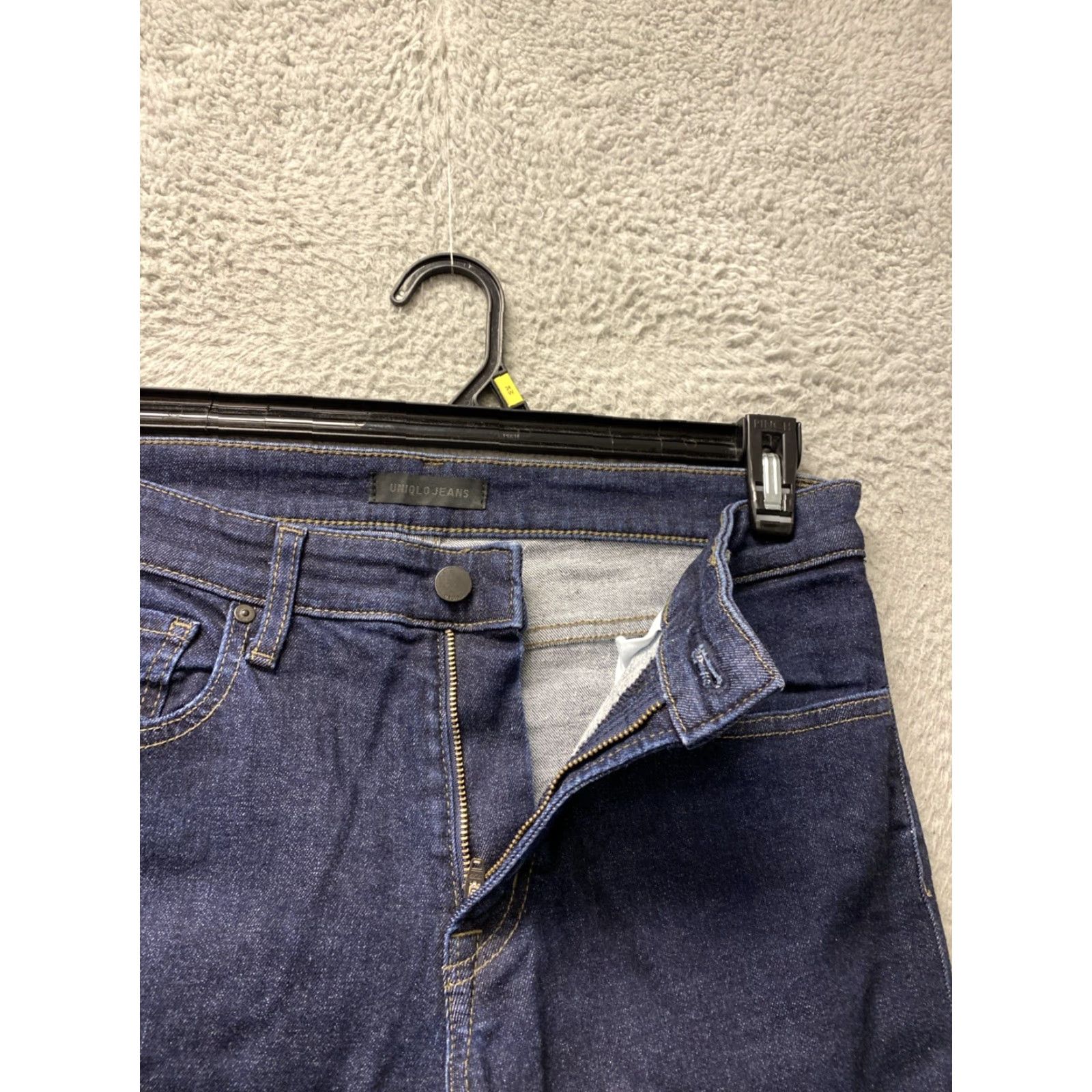 Uniqlo Uniqlo UJ Jeans Mens 30x34 Slim Straight Denim Blue Cotton Blend Mens Size US 30 / EU 46 - 3 Thumbnail