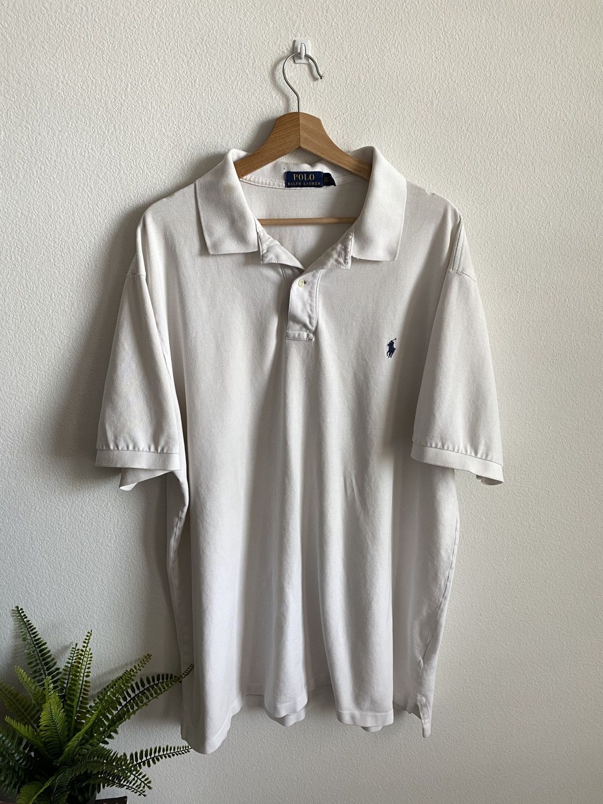 Polo Ralph Lauren Polo Ralph Lauren White Polo Shirt Size US XXL / EU 58 / 5 - 1 Thumbnail
