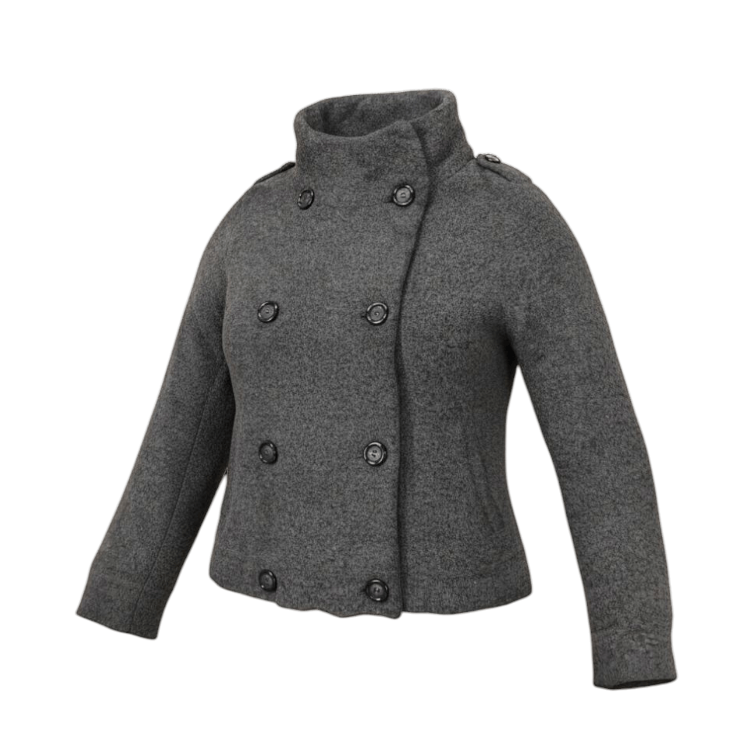 Tsumori Chisato Tsumori Chisato Fleece Lined Double Breasted Wool Jacket Size M / US 6-8 / IT 42-44 - 2 Thumbnail