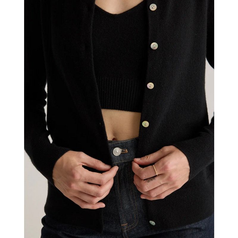 Quince Quince Mongolian Cashmere Cardigan Sweater XS NWT Size XS / US 0-2 / IT 36-38 - 5 Thumbnail
