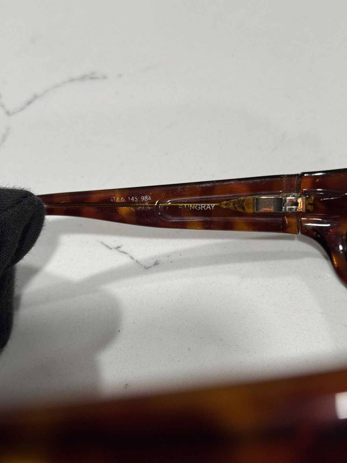 Maui Jim Vintage Maui Jim Stingray MJ-103-10 Y2K Wrap Sunglasses Size ONE SIZE - 16 Thumbnail