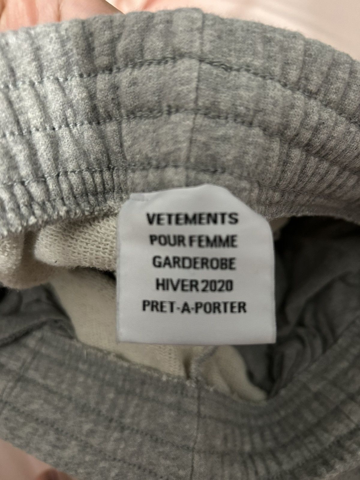 Vetements Vetements Demna Grey Sweatpant Size 26" / US 2 / IT 38 - 3 Thumbnail