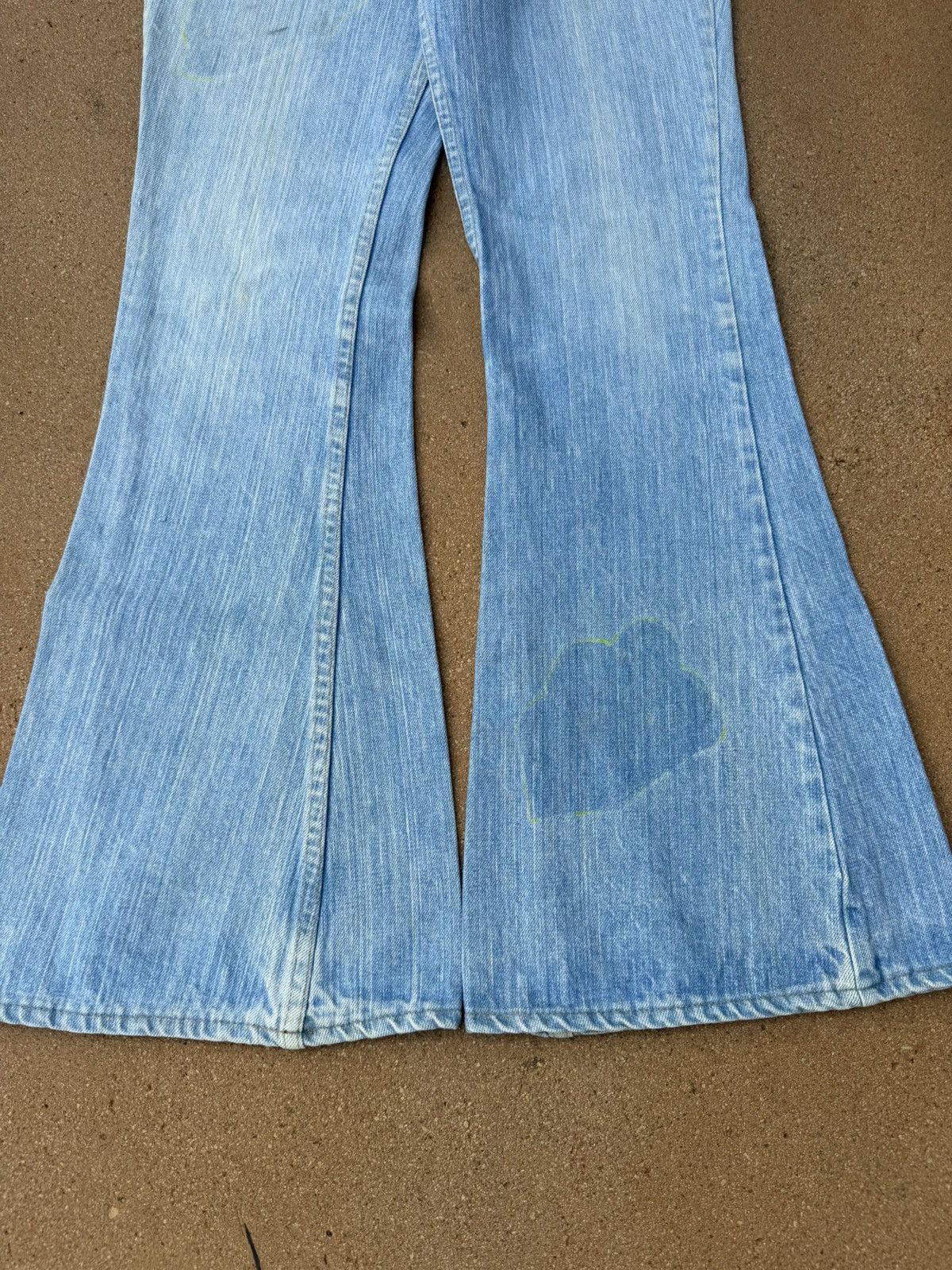 Levi's Vtg 80’s Levi’s 784 Orange Tab Bellbottom Flare Jeans 29x30 Size 29" - 3 Thumbnail