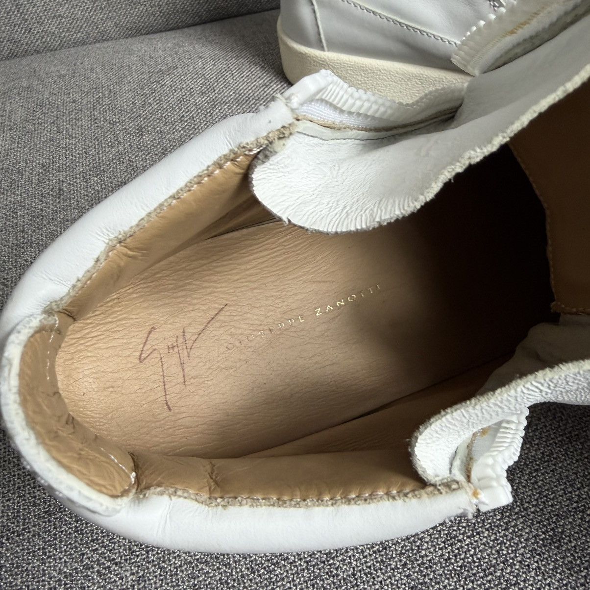 Giuseppe Zanotti Giuseppe Zanotti Leather Hi Top Sneakers Size US 6.5 / EU 39-40 - 14 Thumbnail