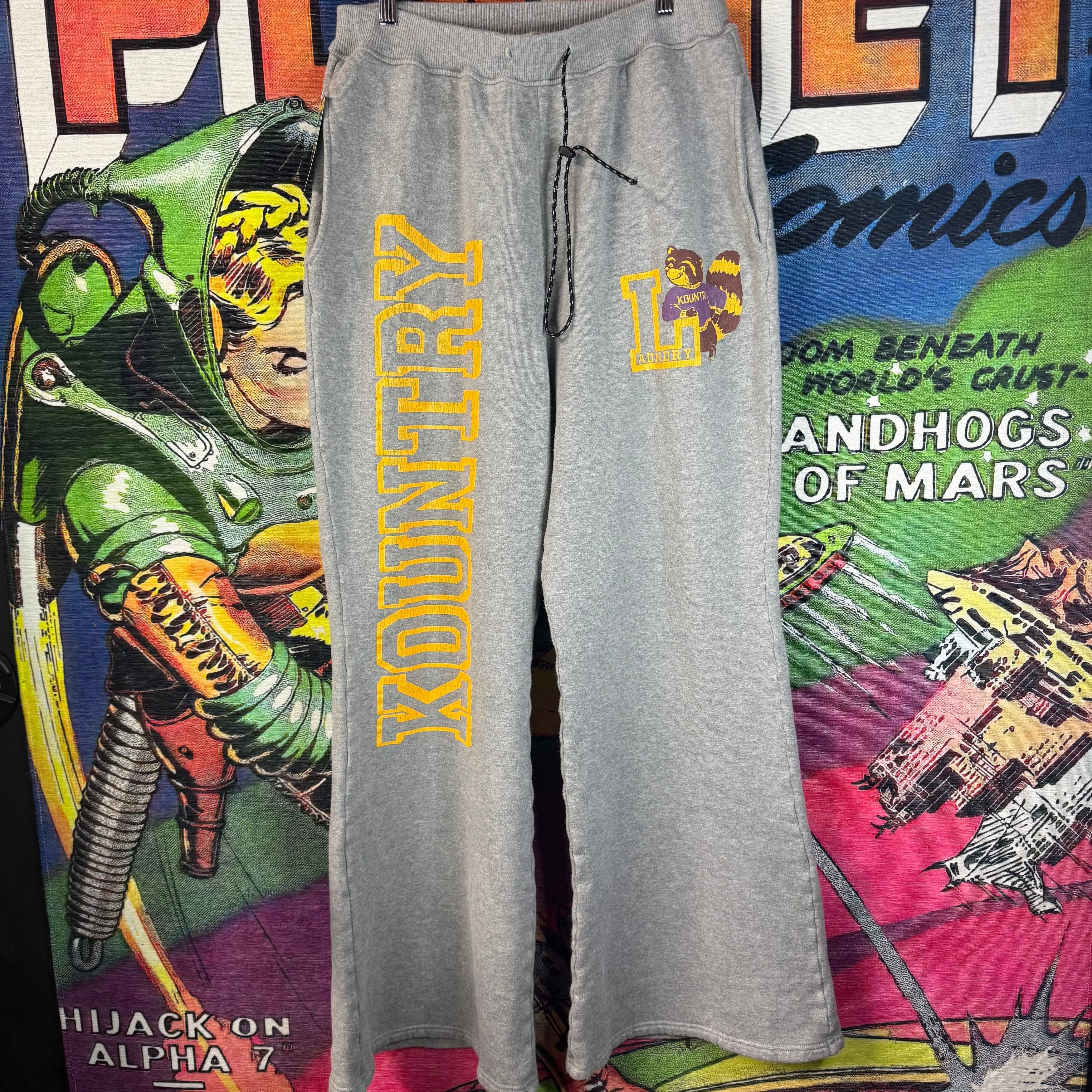 Kapital Kapital Fleece Flared Sweatpants Size XL Size US 36 / EU 52 - 1 Thumbnail