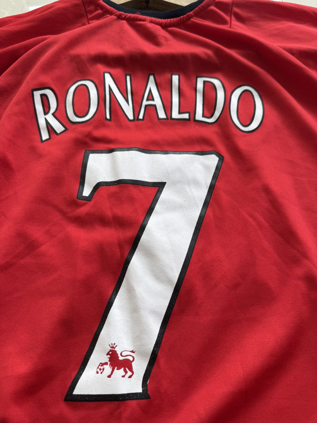 Nike Ronaldo #7 Manchester United 2002-2004 Bootleg Soccer Jersey Size US XL / EU 56 / 4 - 7 Thumbnail