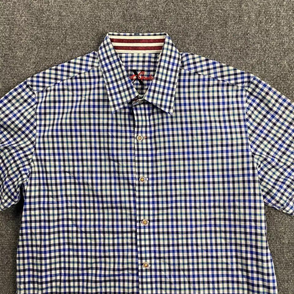 Robert Graham Robert Graham X Shirt Men's Medium Tartan Button Up Size US M / EU 48-50 / 2 - 2 Thumbnail
