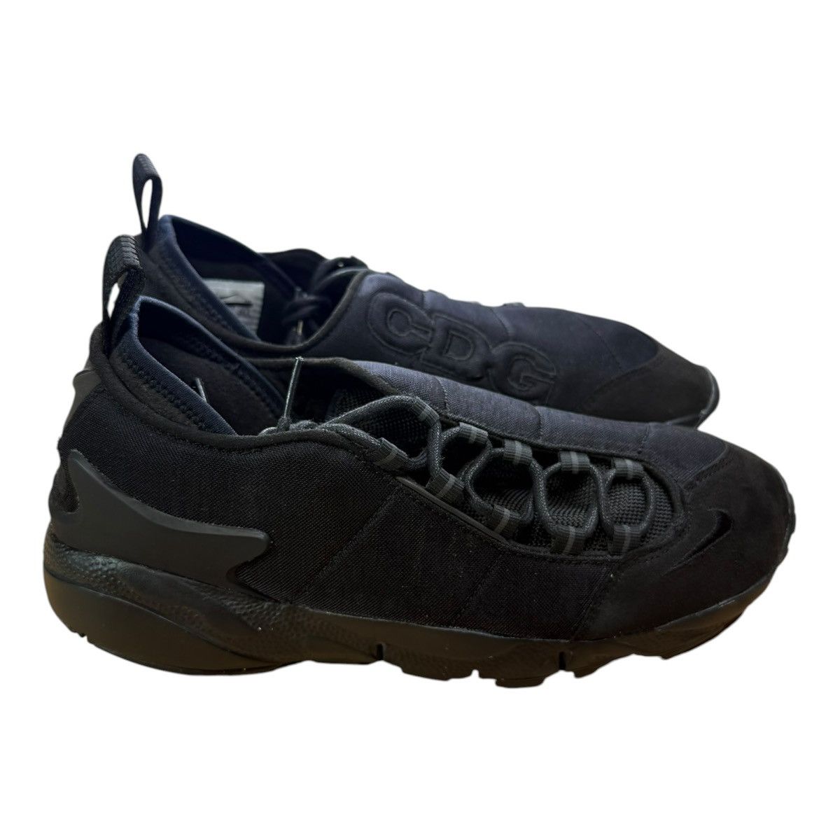 Comme des Garcons × Nike CDG Comme des Garçons x Nike Air Footscape Black Size 8.5 Size US 8.5 / EU 41-42 - 8 Thumbnail