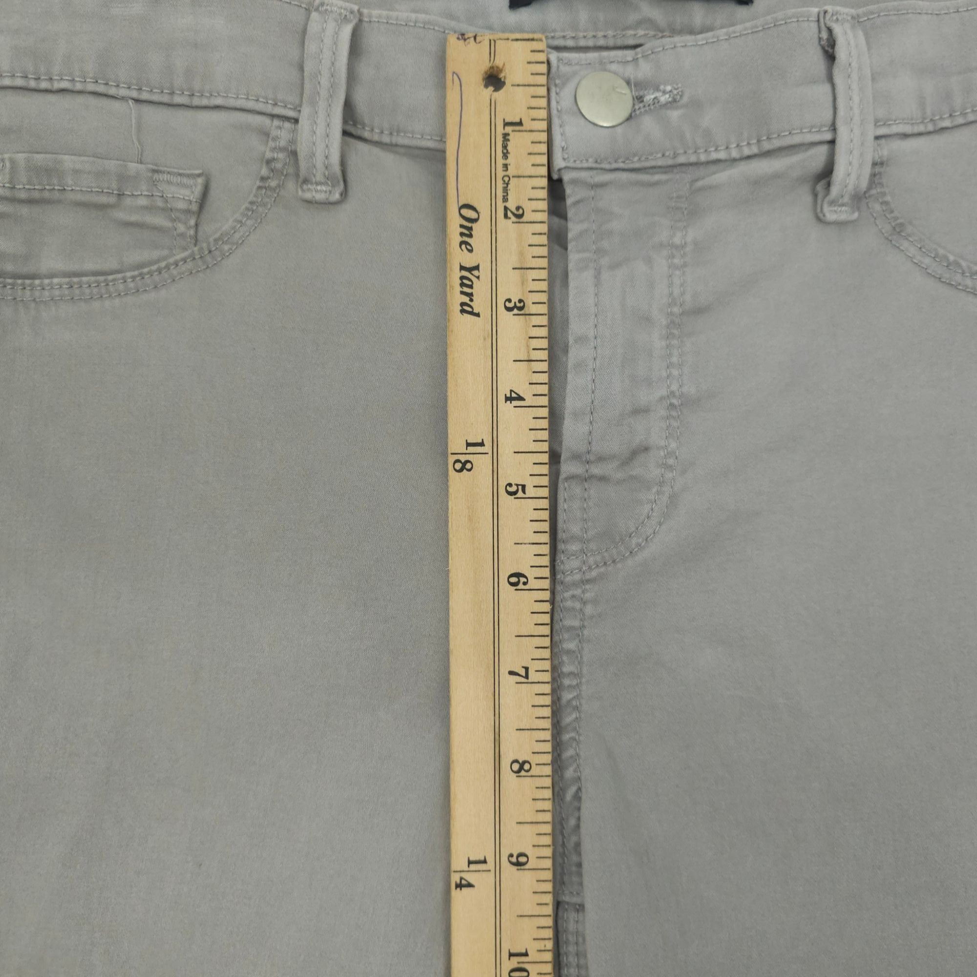 J Brand J Brand Capri Jeans Size 30 Gray Cropped Skinny Denim Pants Size 31" - 4 Thumbnail
