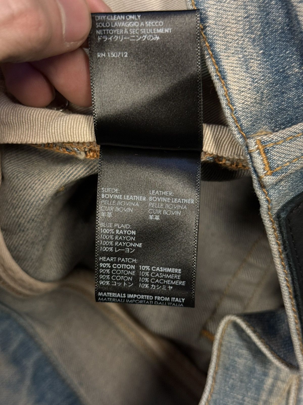 Amiri Amiri Art Patch Denim Pants Size 36 CLEAN 🧼 Size US 36 / EU 52 - 14 Thumbnail