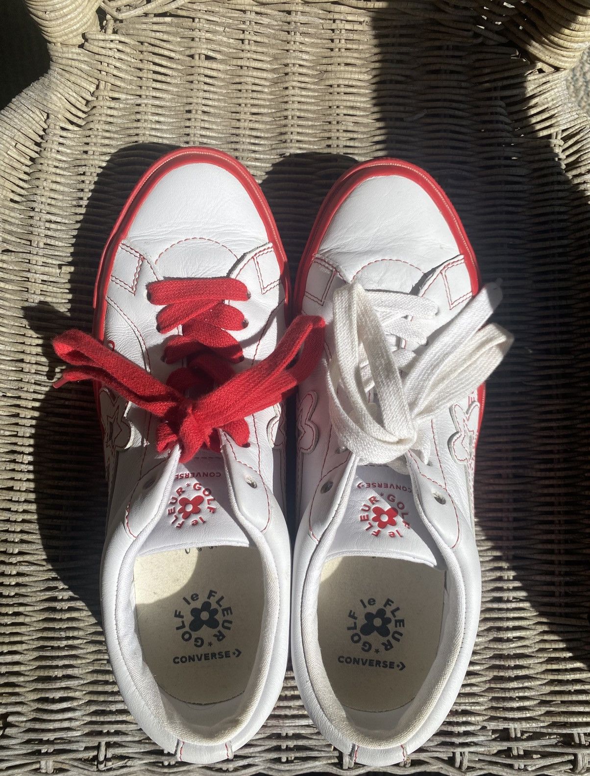 Golf Wang Converse One Star Ox X Golf le Fluer “Racing Red” Size US 9 / EU 42 - 5 Thumbnail