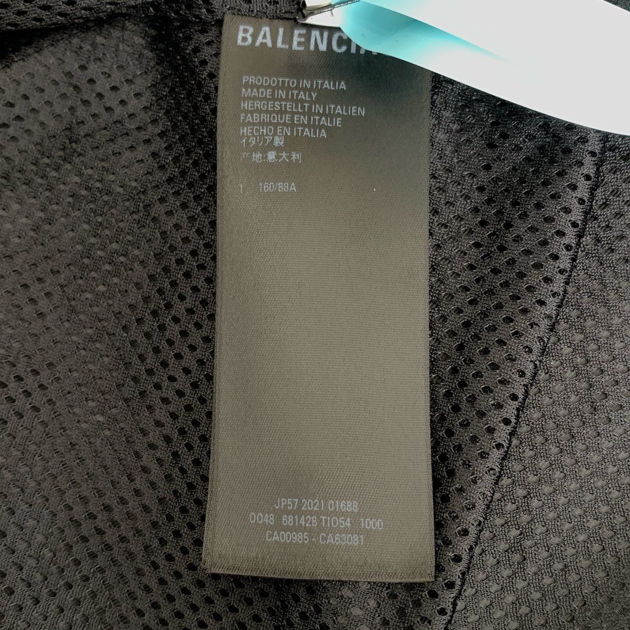Balenciaga Balenciaga Paris 21' Logo Letter Print Hoodie Black Nylon Ja Size US XXS / EU 40 - 4 Thumbnail