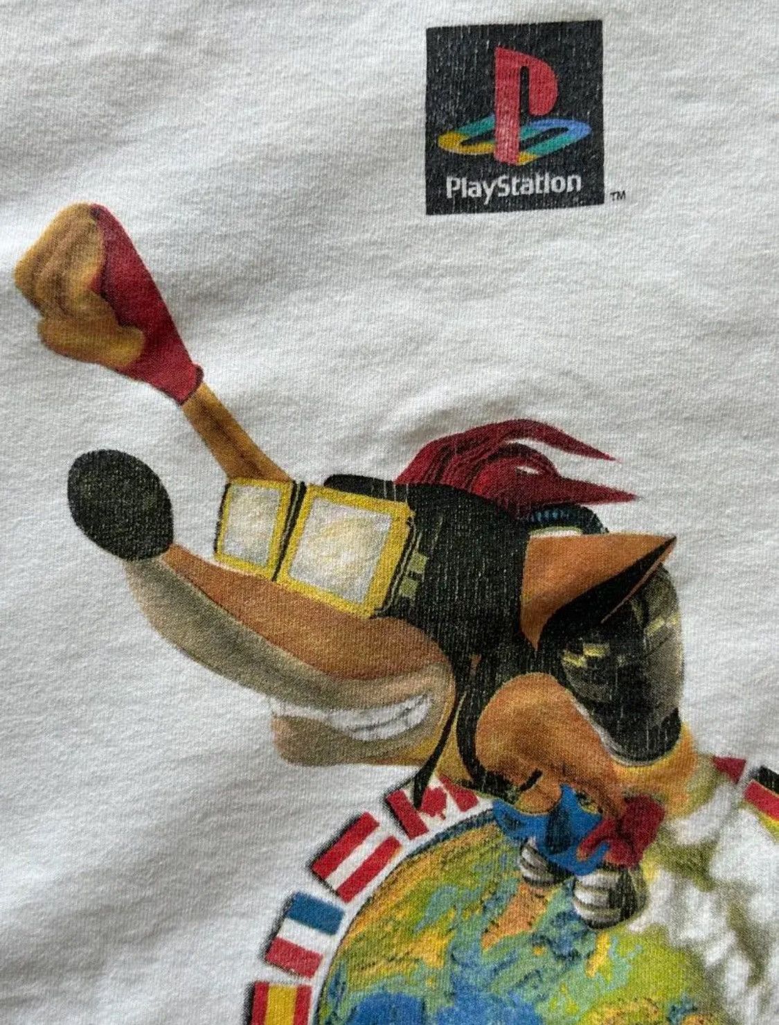 Vintage good condition! crash badicoot T-shirt 90's vintage Size US L / EU 52-54 / 3 - 3 Thumbnail