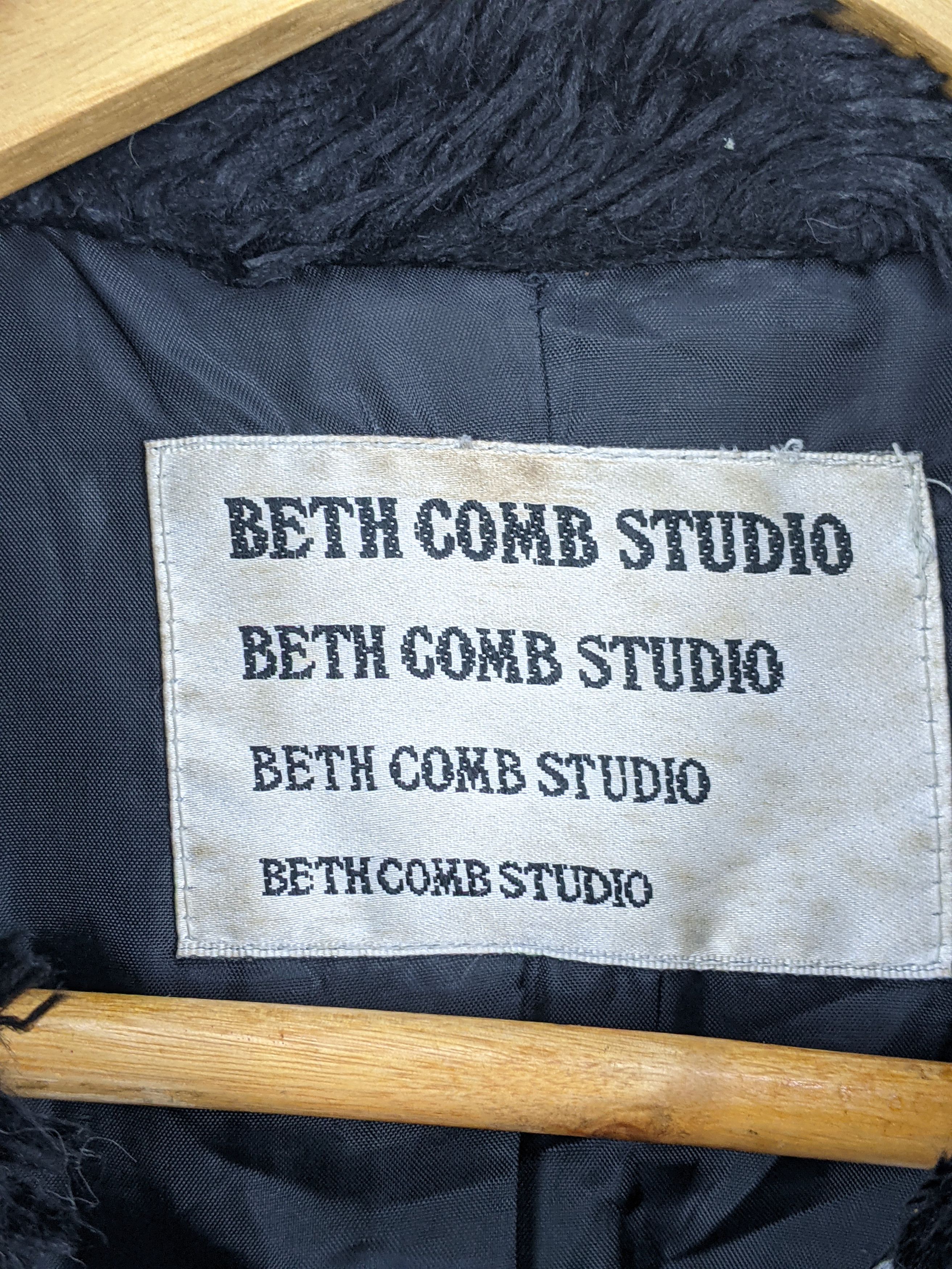 If Six Was Nine × Japanese Brand Vintage Beth Comb Studio Sherpa Cashmere Wool Jacket Size US S / EU 44-46 / 1 - 5 Thumbnail