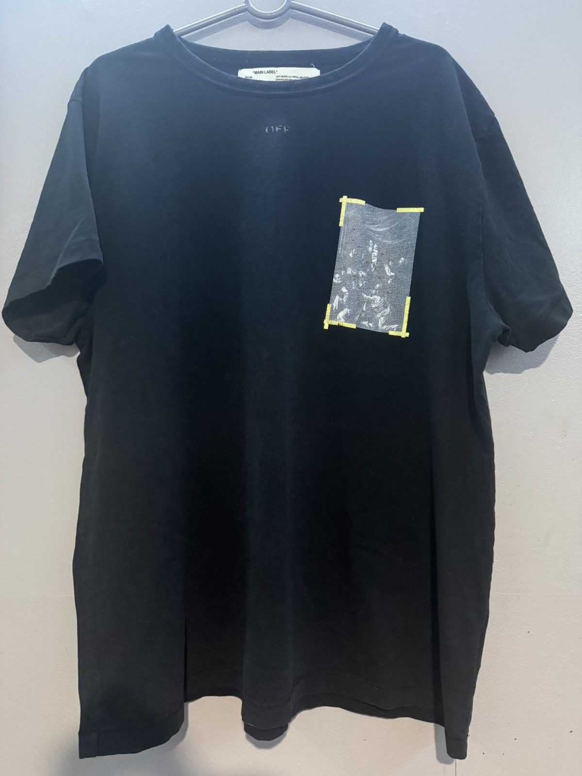 Off-White Black Off-White Tee Size US L / EU 52-54 / 3 - 1 Thumbnail