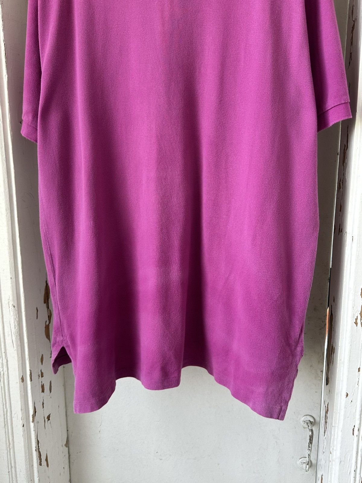 Vintage Vintage Ralph Lauren Violet Short Sleeve Polo Size US XL / EU 56 / 4 - 9 Thumbnail