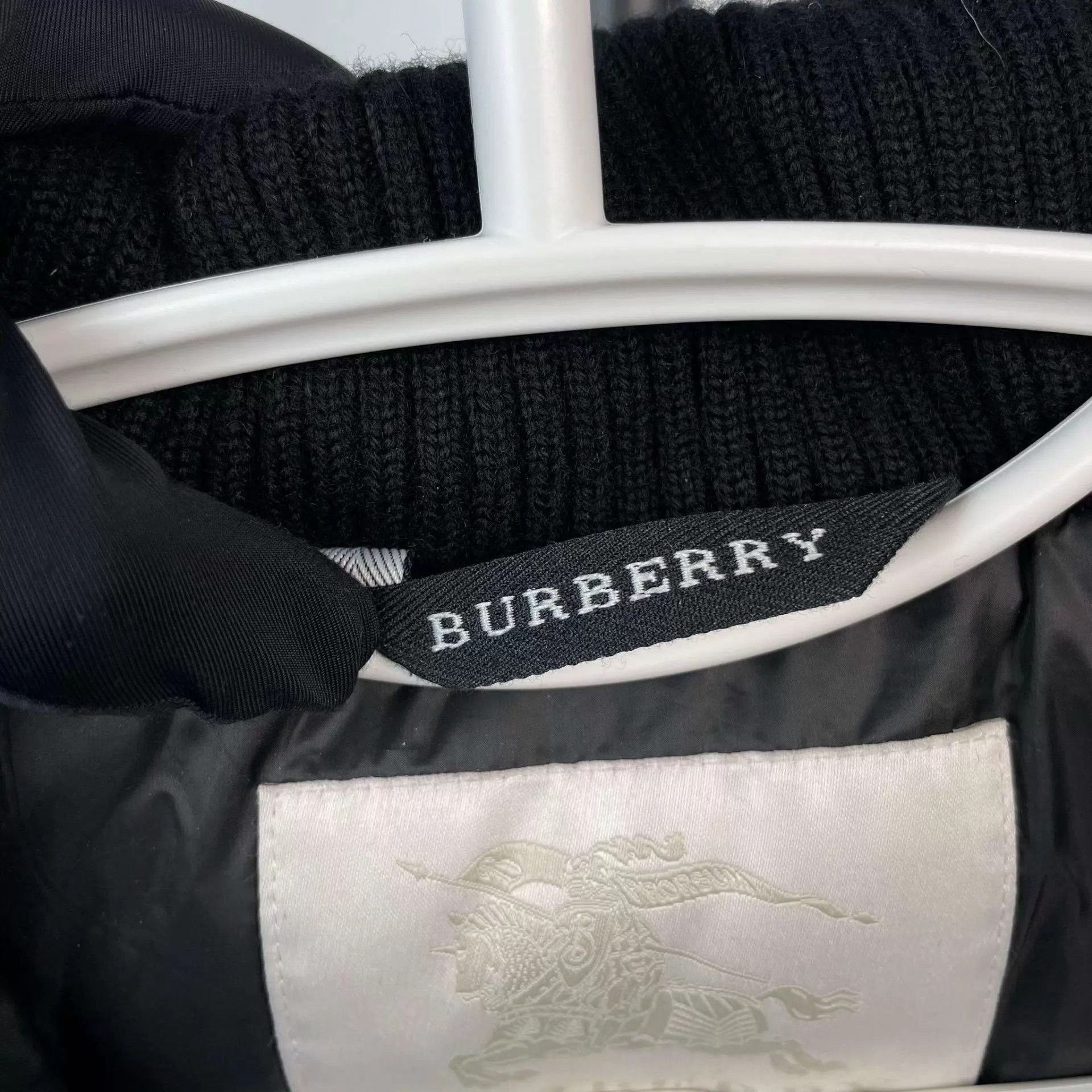 Burberry Burberry black mid-length puffer coat xs 150 Size XS / US 0-2 / IT 36-38 - 3 Thumbnail