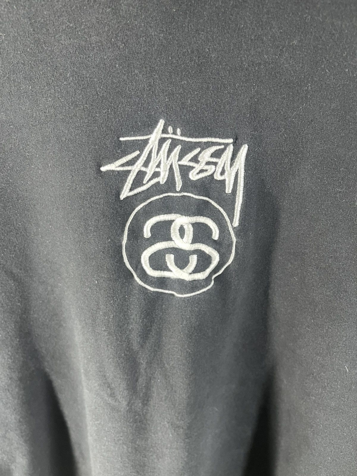 Stussy Vintage Stussy Logo Embroidered Hoodie Size US L / EU 52-54 / 3 - 7 Thumbnail
