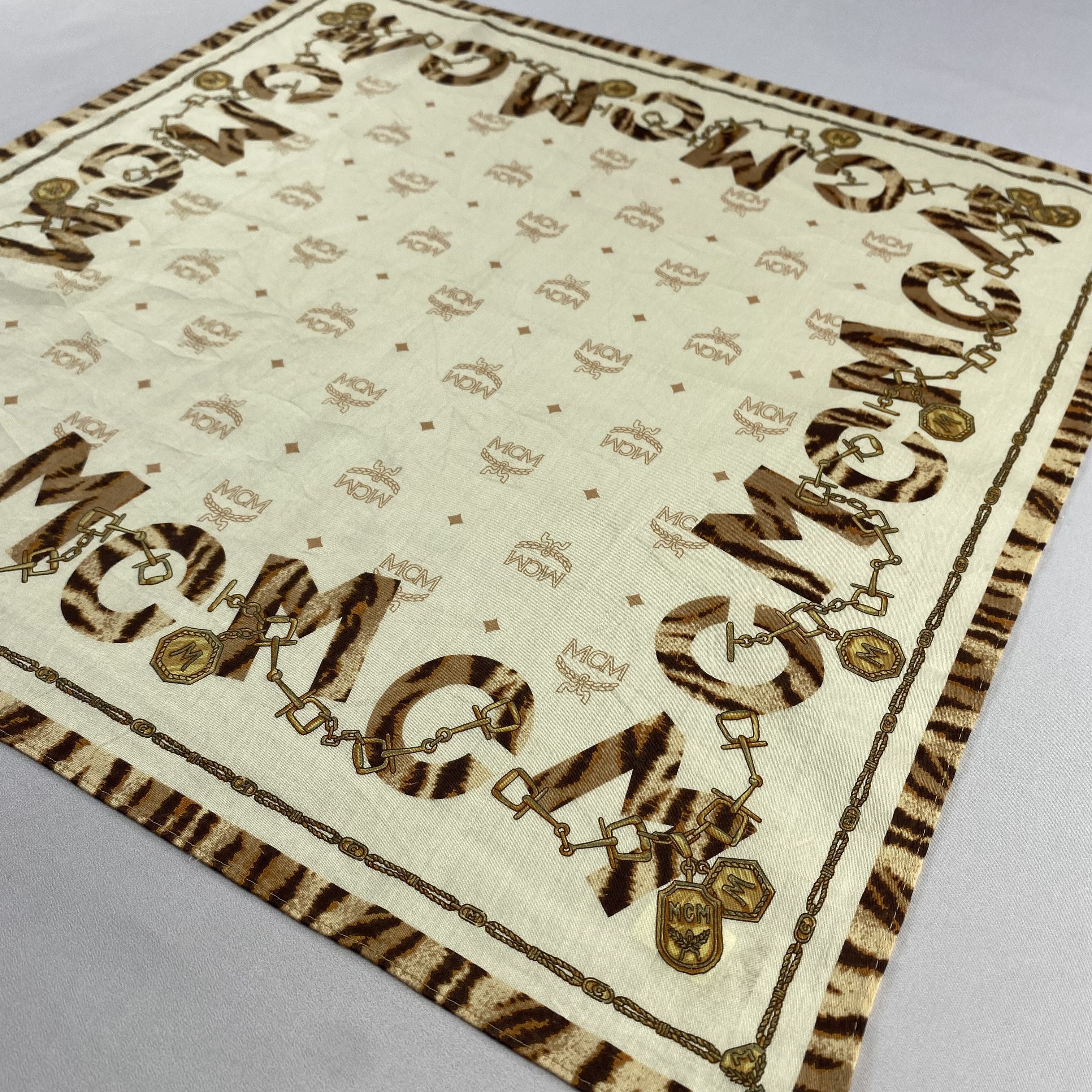 MCM × Vintage MCM Neckerchief / Bandana / Handkerchief-P591 Size ONE SIZE - 2 Thumbnail