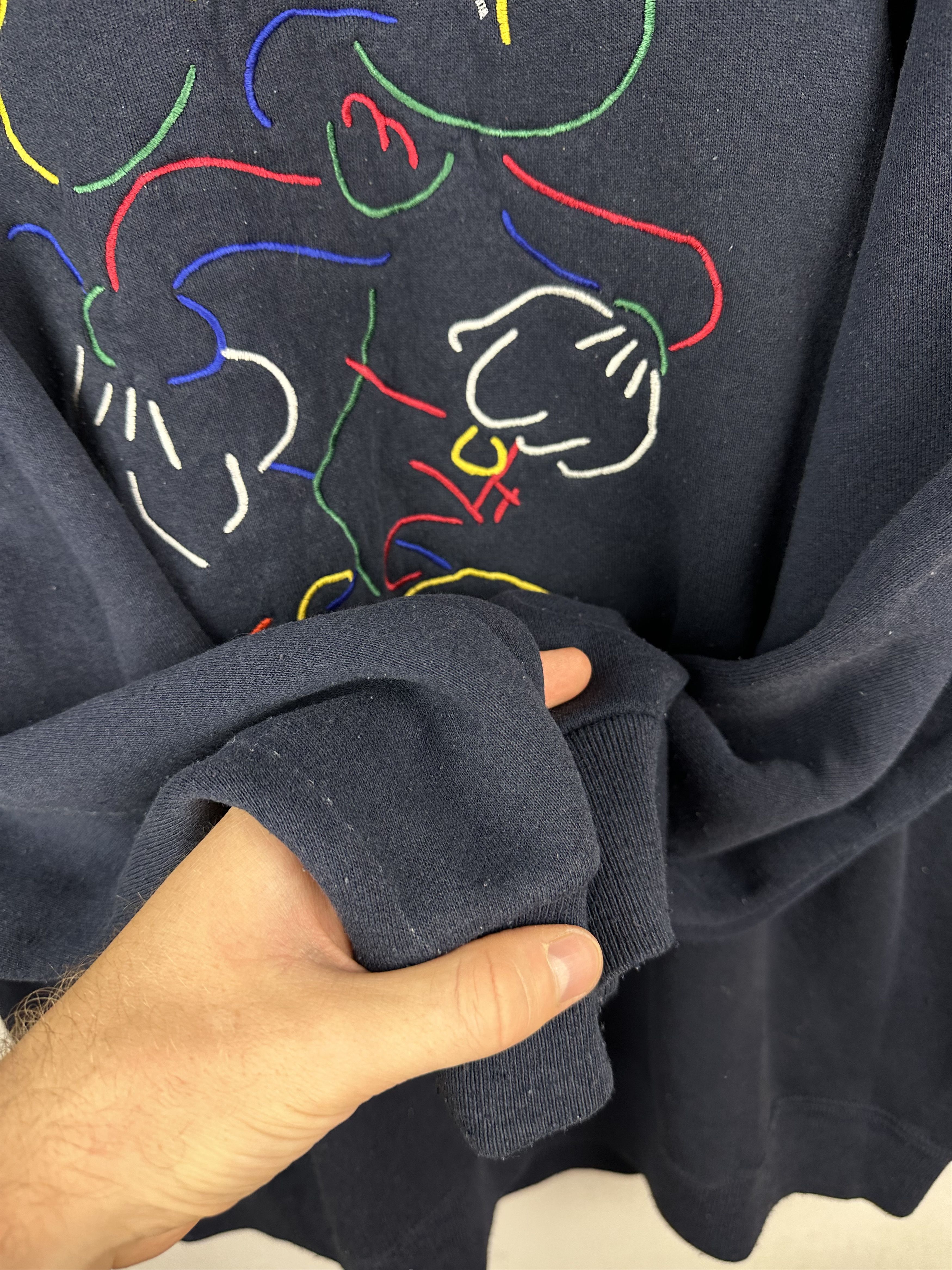 Cartoon Network × Disney × Vintage Vintage Disney Sweatshirt Mickey Mouse Cartoon Rare Size US XL / EU 56 / 4 - 5 Thumbnail
