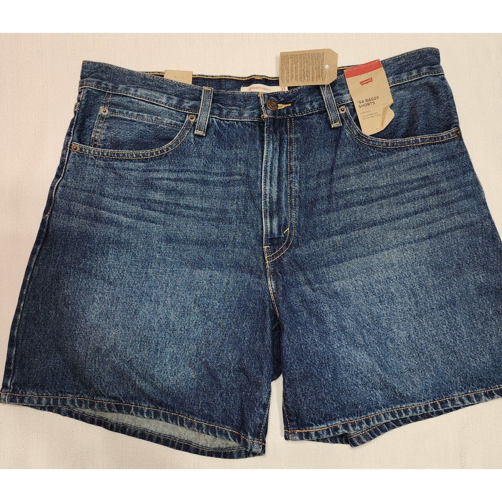 Levi's Levi's 94 baggy shorts W33''x18'' NWT Size US 33 - 1 Thumbnail