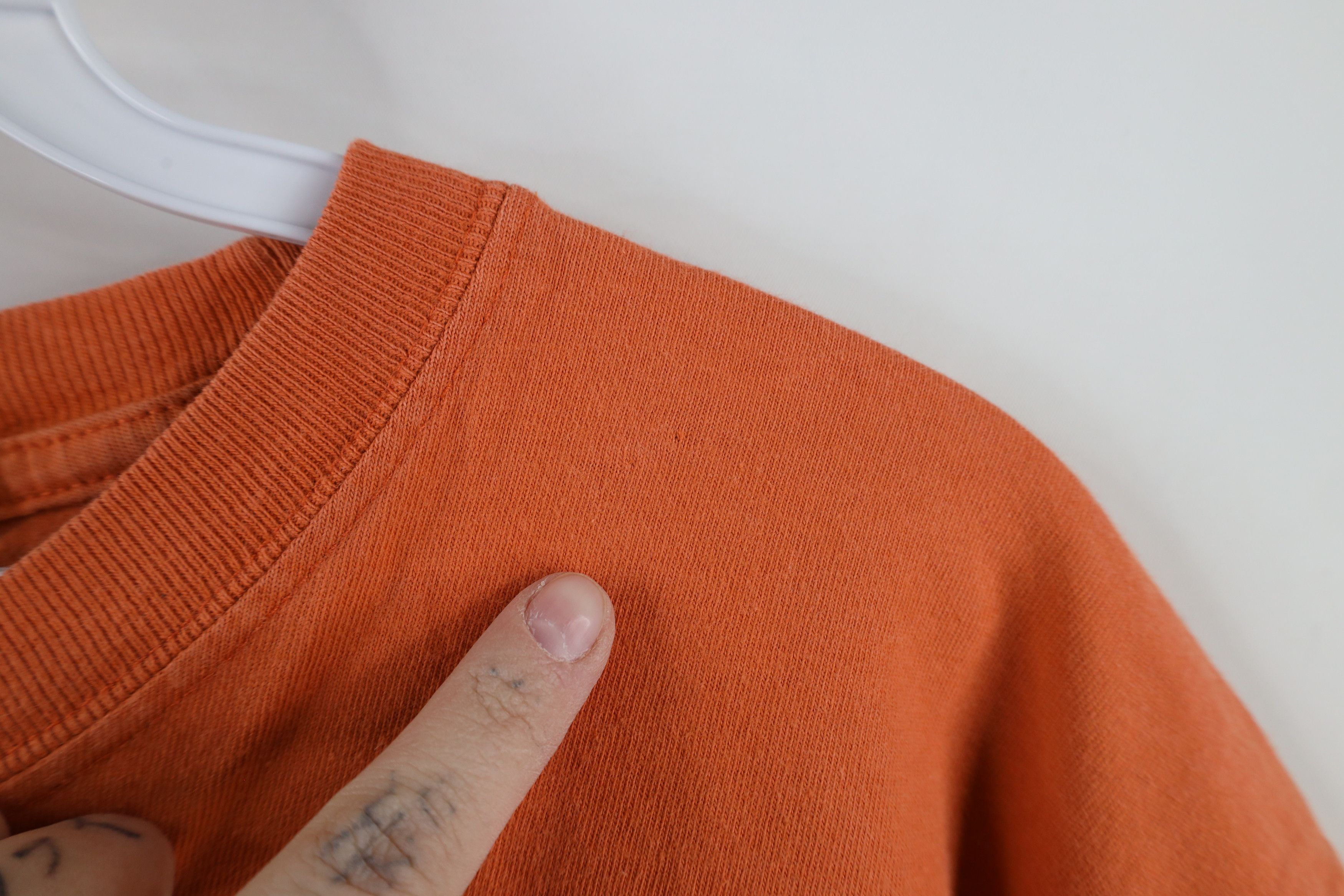 American Eagle Outfitters × Vintage Vintage 90s American Eagle Outfitters Spell T-Shirt Orange Size US L / EU 52-54 / 3 - 5 Thumbnail