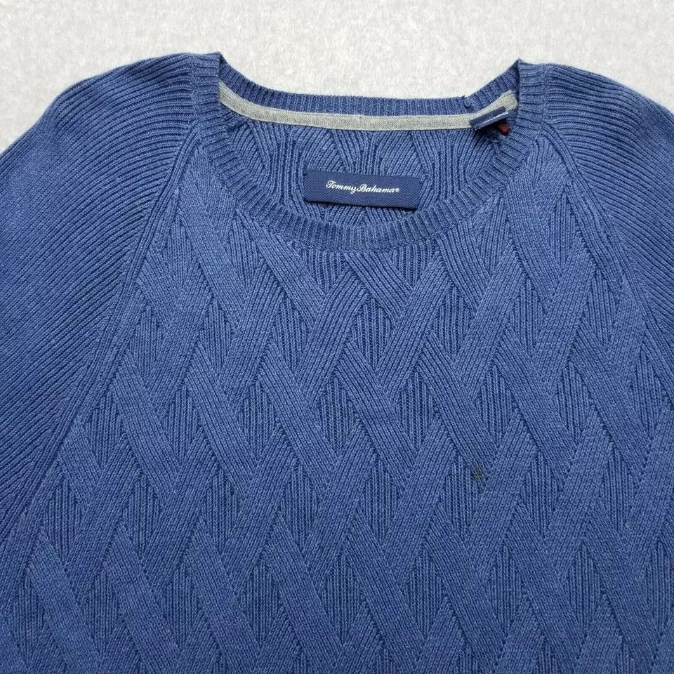 Tommy Bahama Tommy Bahama Sweater Mens Large Blue Long Sleeve Pullover Size US L / EU 52-54 / 3 - 4 Thumbnail
