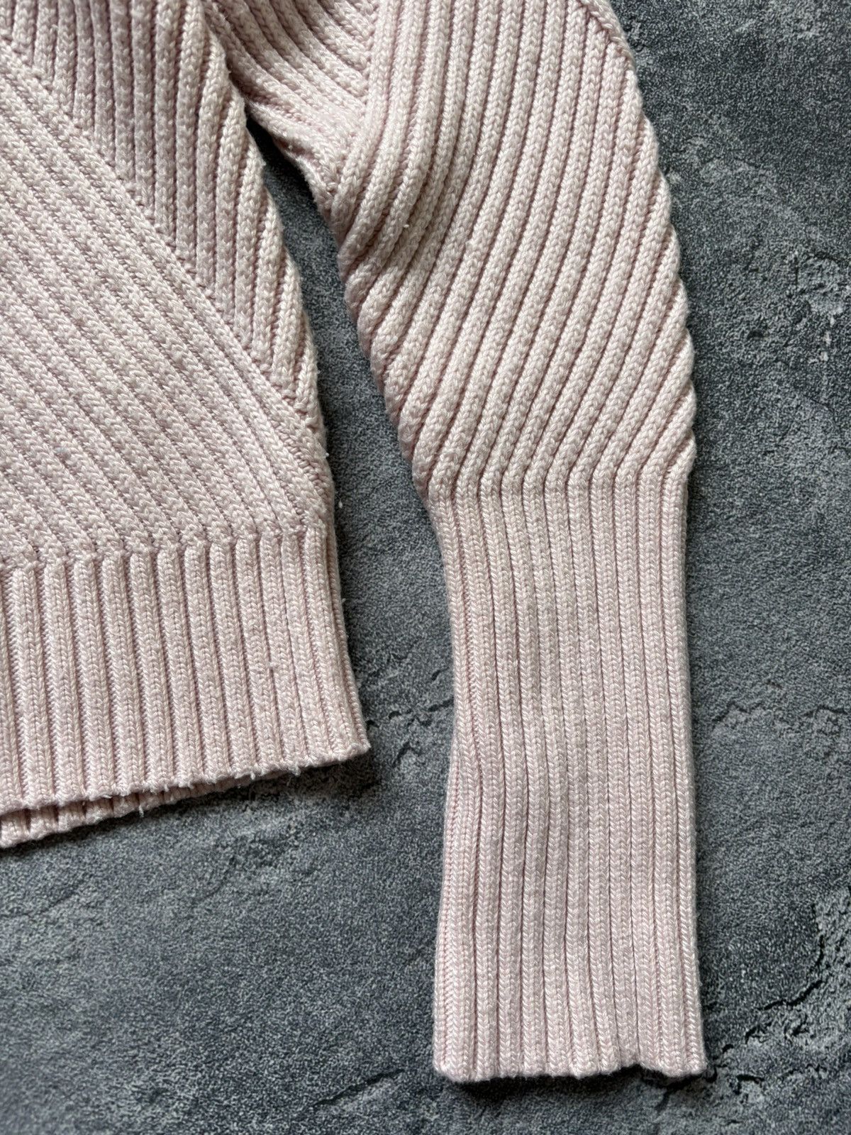 Loro Piana Vintage Loro Piana Luxury Pink Wool Knit Turtleneck Sweater Size S / US 4 / IT 40 - 6 Thumbnail