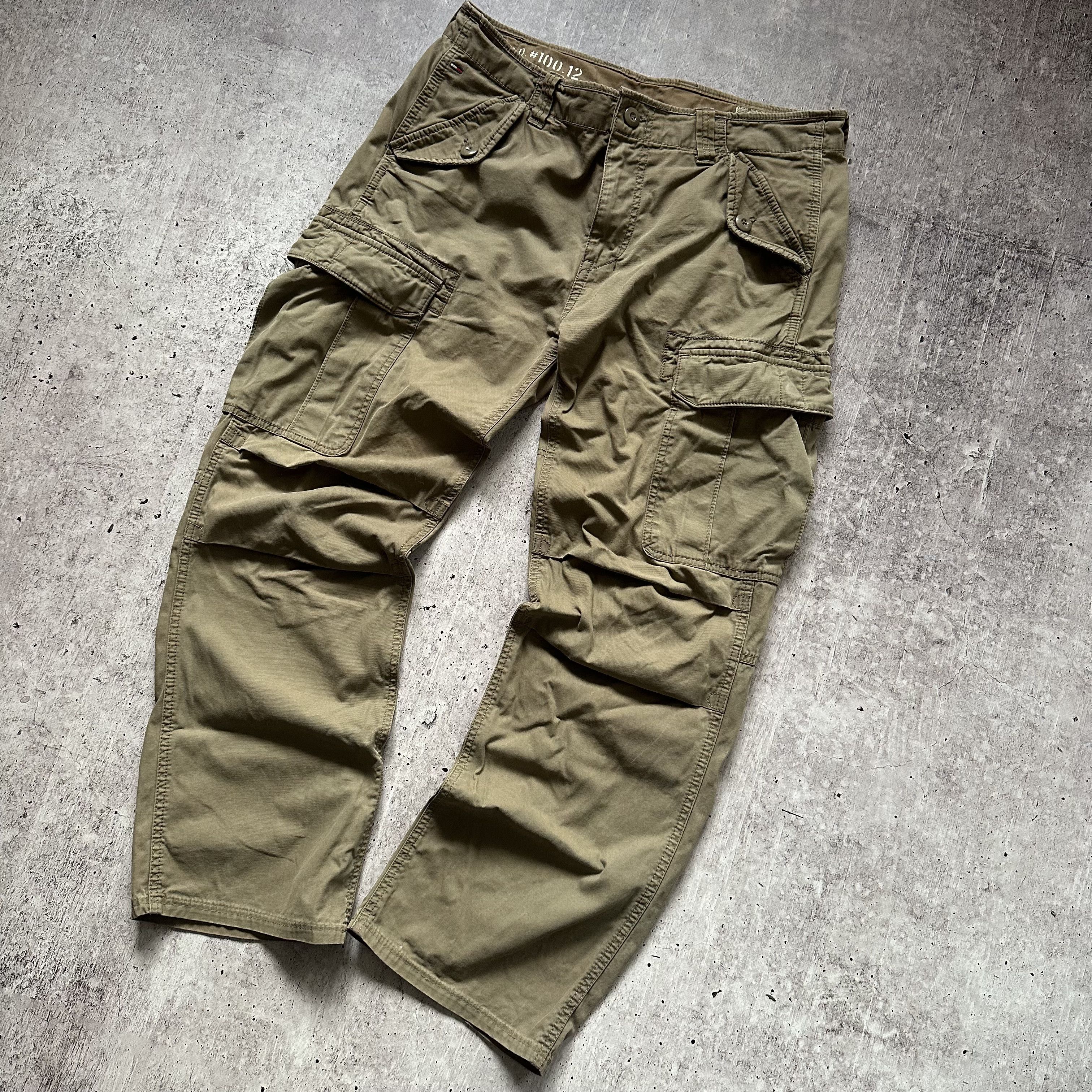 Tommy Hilfiger × Vintage Tommy Hilfiger Cargo Baggy Vintage Avant Garde Denim Pants Size US 32 / EU 48 - 5 Thumbnail
