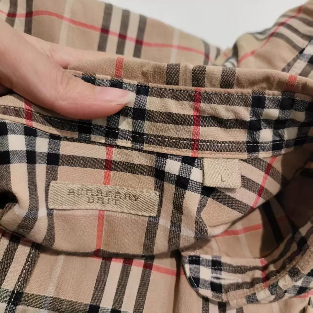 Burberry BURBERRY Women's Cotton Long Sleeve Shirt L (SF) Size L / US 10 / IT 46 - 3 Thumbnail