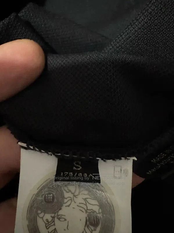 Versace Versace Black Cotton Embroidered Medusa Polo Shirt . Size US S / EU 44-46 / 1 - 5 Thumbnail