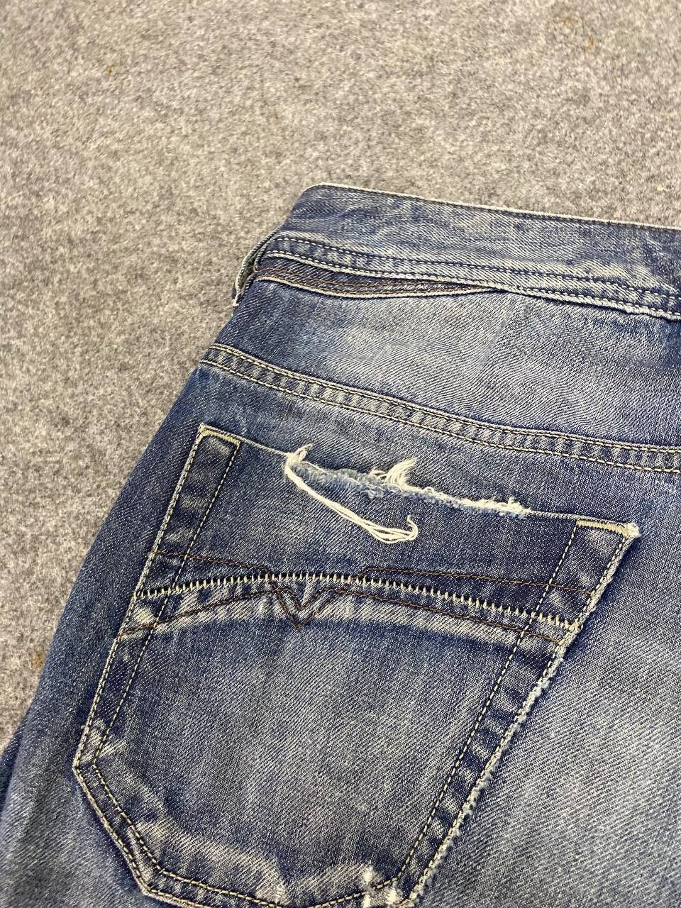 Diesel diesel regular slim tapered distressed denim nice design Size US 36 / EU 52 - 6 Thumbnail