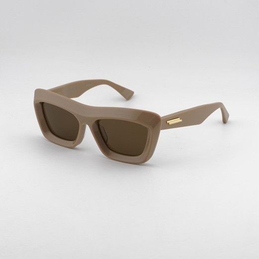 Bottega Veneta Bottega Veneta BV1283S 003 Sunglasses Brown Square Frame Size ONE SIZE - 1 Thumbnail
