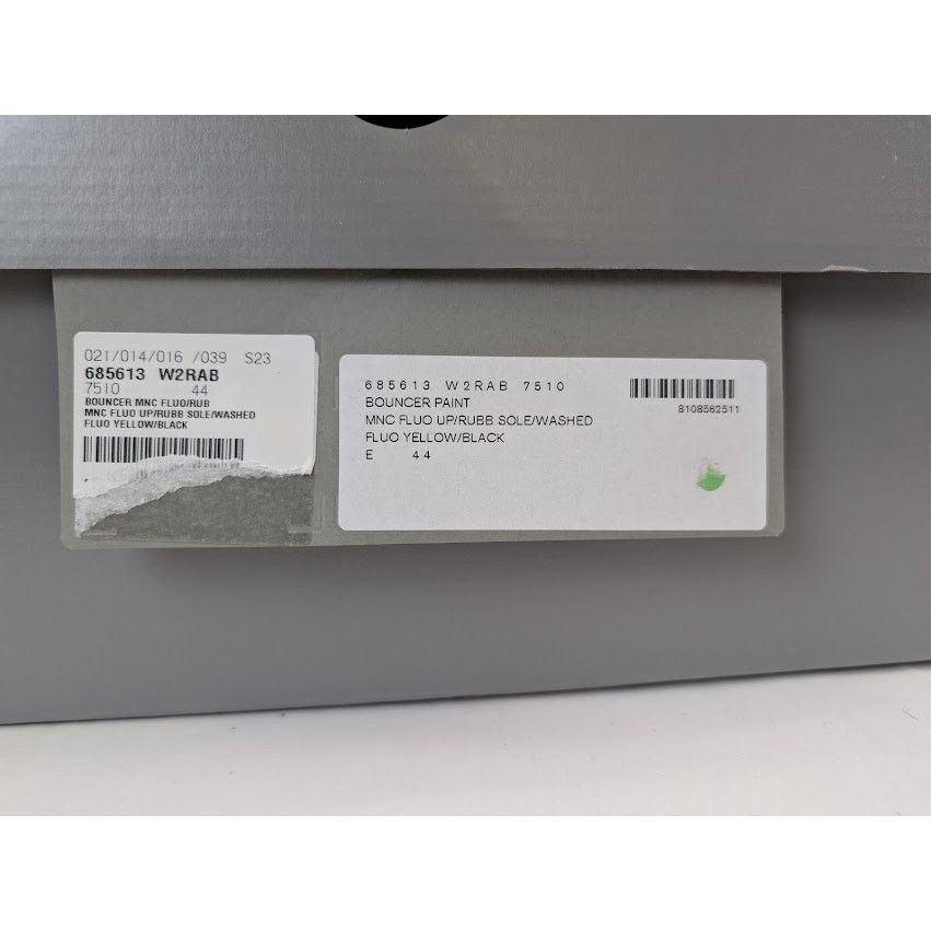 Balenciaga o1rshd1 Bouncer / Defender Sneaker in Fluo Yellow / Black Size US 11 / EU 44 - 13 Thumbnail