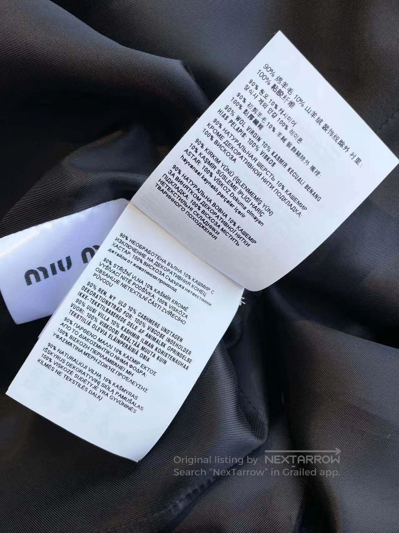 Miu Miu Miu Miu Single-breasted blazer| Size XXS / US 00 / IT 34 - 6 Thumbnail