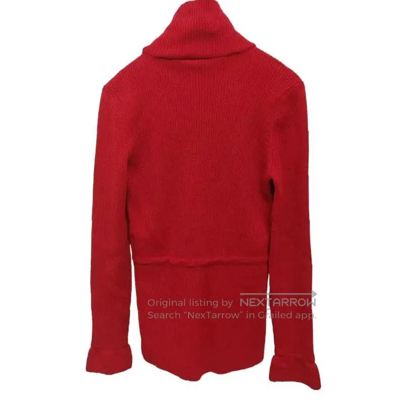 Chanel Chanel Red Wool Long Sleeve Pullover Sweater . Size S / US 4 / IT 40 - 1 Thumbnail