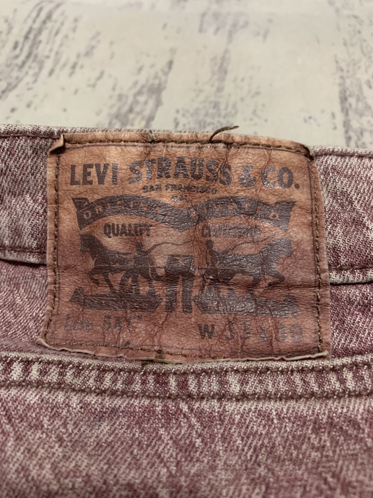 Levi's Vtg Levis Jeans USA Original Fit Jeans Size US 33 - 15 Thumbnail