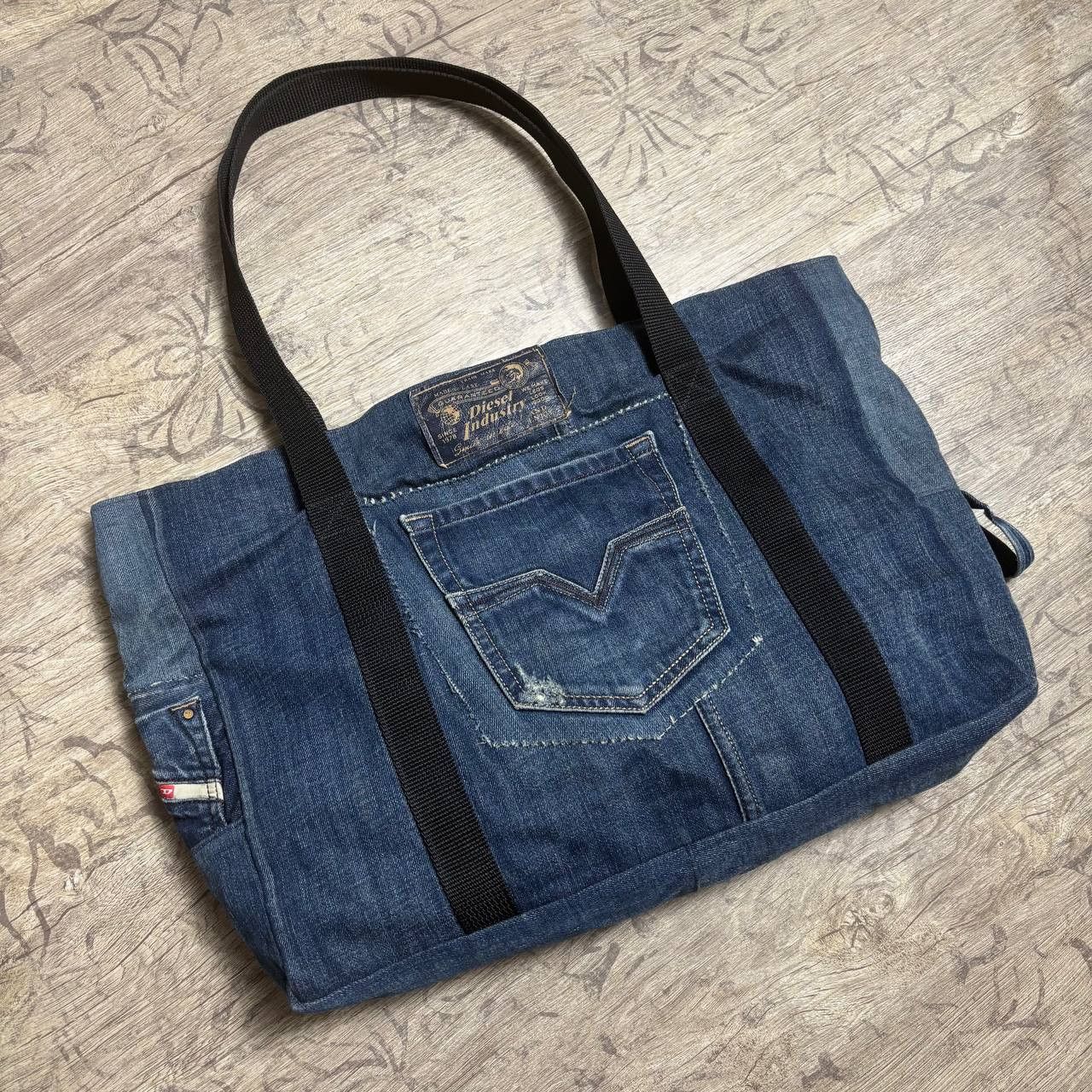 Diesel Vintage Diesel bag y2K RARE Handmade Denim sling Bag Size ONE SIZE - 6 Thumbnail