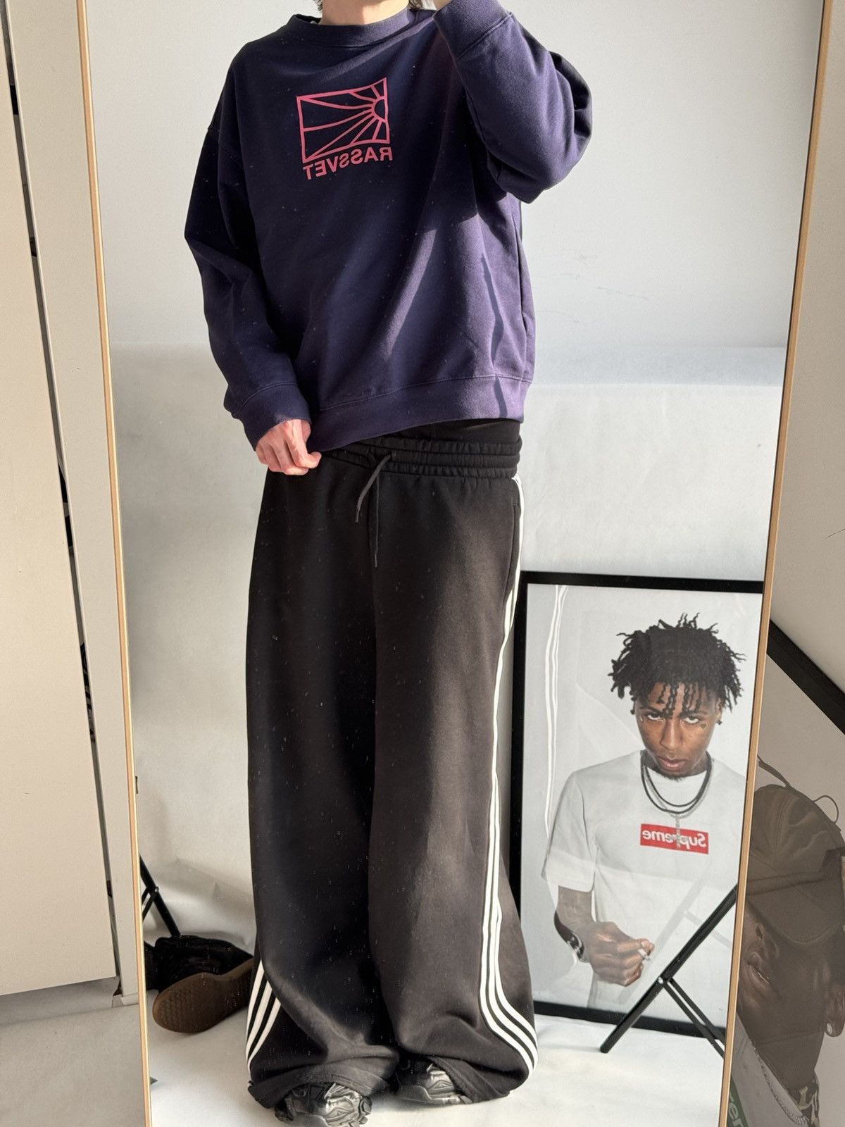 Gosha Rubchinskiy Rassvet Big Spell Out Logo Baggy Sweatshirt Size US M / EU 48-50 / 2 - 4 Thumbnail
