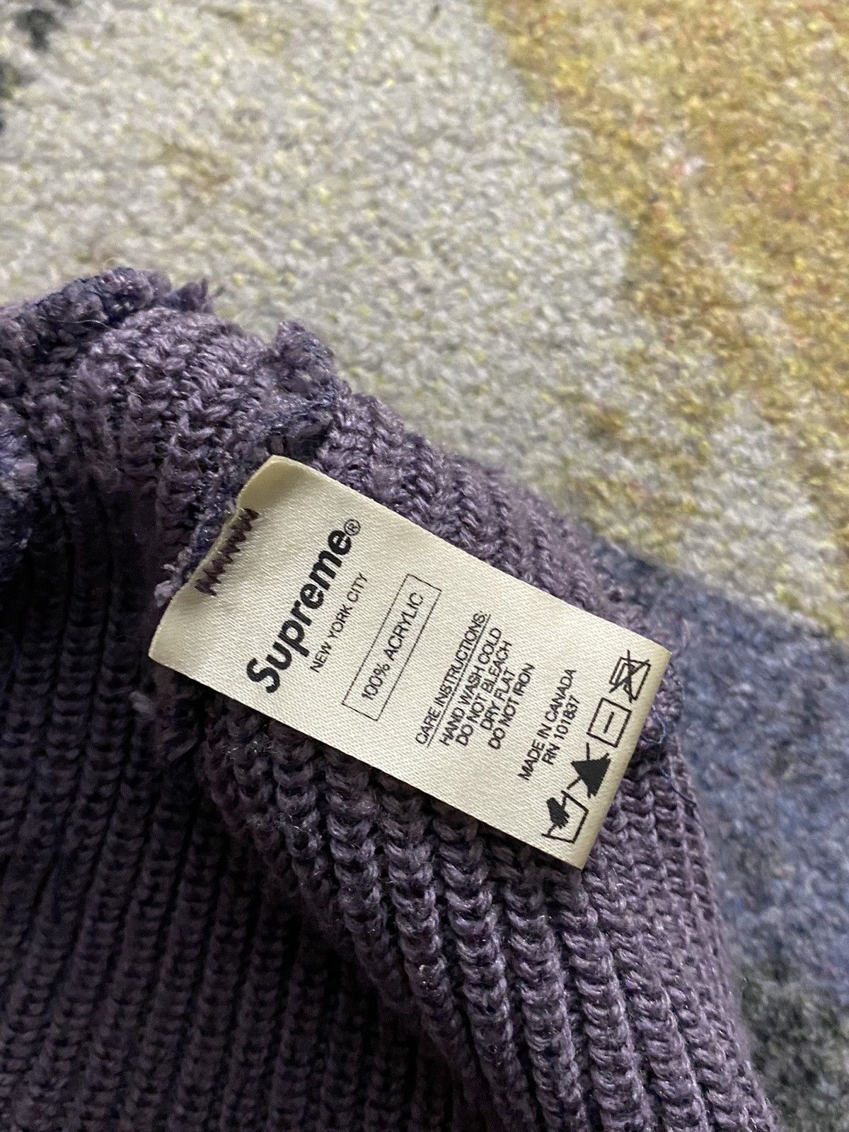 New Era × Supreme Supreme Loose Gauge Beanie FW17 Size ONE SIZE - 6 Thumbnail