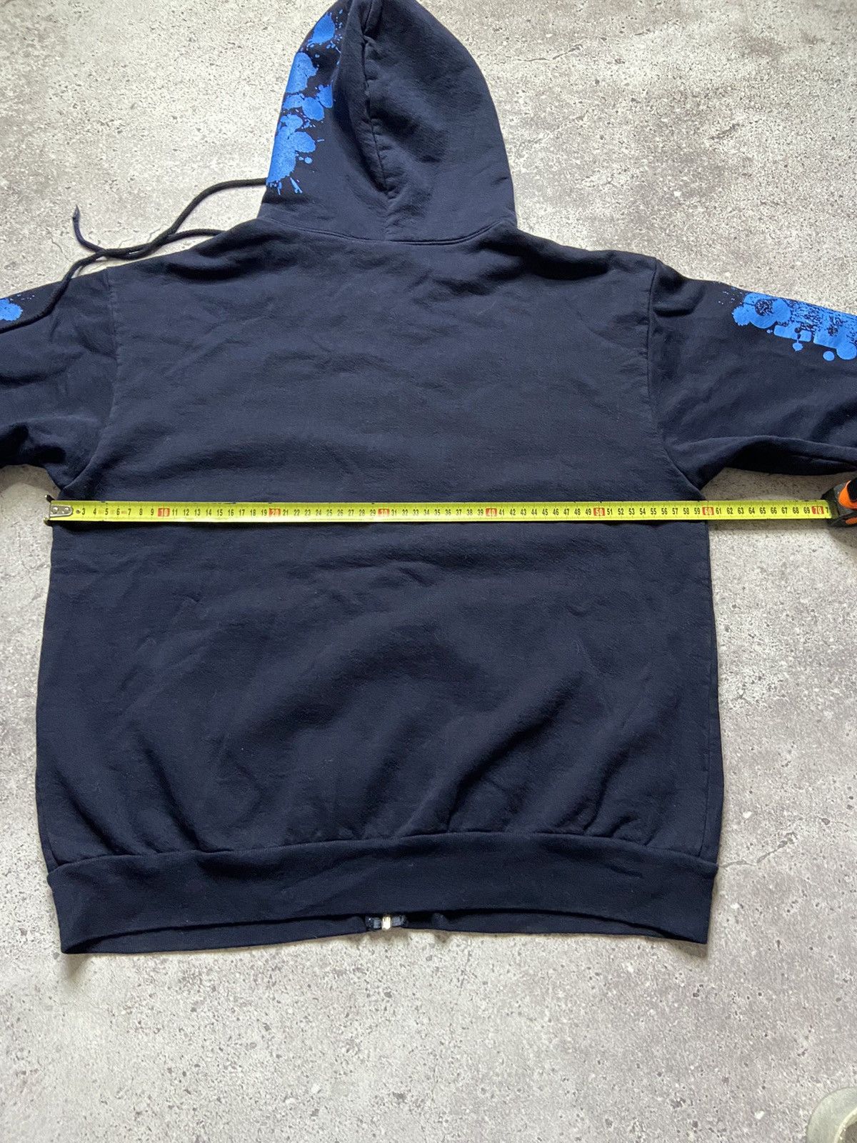 Stray Rats Stray Rats Navy Graffiti Zip Hoodie Size US M / EU 48-50 / 2 - 7 Thumbnail