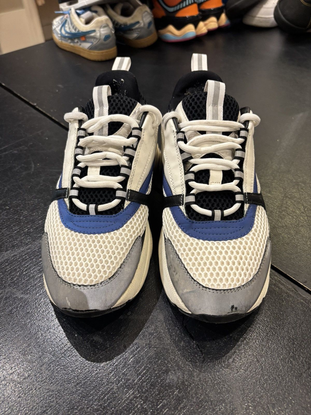 Dior Dior b22 sneakers white blue black Size US 7 / EU 40 - 3 Thumbnail